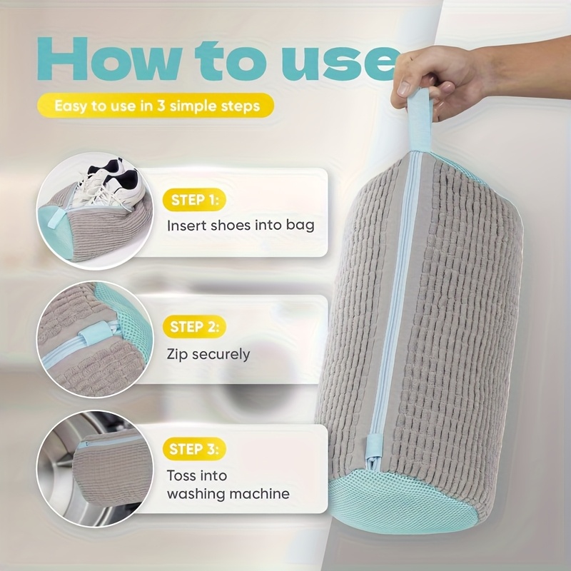 2 stuks schoenwaszak voor wasm - Sneaker Care Laundry recensie en prijs
